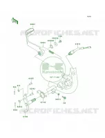 Brake Pedal per Kawasaki KFX700 2005
