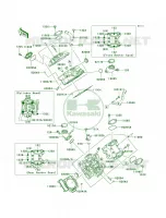 Cylinder Head per Kawasaki KFX700 2005