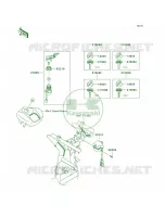 Ignition Switch per Kawasaki KFX700 2005