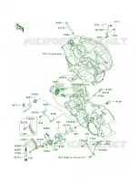 Oil PumpOil Filter per Kawasaki KFX700 2005