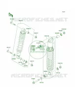 Shock Absorbers per Kawasaki KFX700 2005