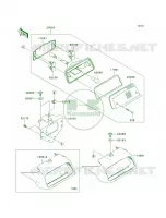 Taillights per Kawasaki KFX700 2005