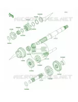 Transmission per Kawasaki KFX700 2005