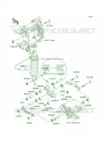 Rear Suspension per Kawasaki Concours 14 2008