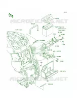 Battery Case per Kawasaki Concours 14 ABS 2008