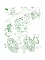 Front Brake per Kawasaki Concours 14 ABS 2008