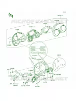 Meters per Kawasaki Concours 14 ABS 2008