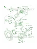 Rear Brake per Kawasaki Concours 14 ABS 2008