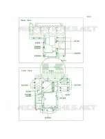 Crankcase Bolt Pattern per Kawasaki Concours 2006