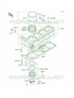 CylinderPistons per Kawasaki Concours 2006