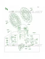 Front Brake per Kawasaki Concours 2006