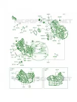 Crankcase per Kawasaki Teryx LE 2014
