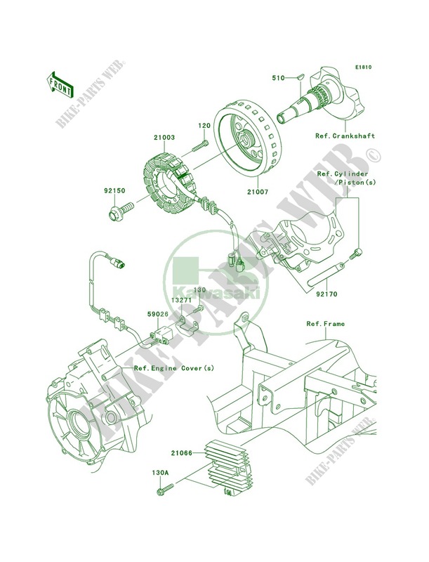 Generator per Kawasaki Teryx 750 FI 4x4 Sport 2013