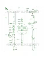Front Fork per Kawasaki Concours 2004