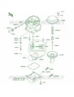 Carburetor Parts per Kawasaki Concours 2002
