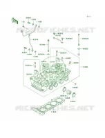 Cylinder Head per Kawasaki Concours 2002