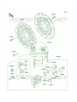 Front BrakeZG1000 A19 per Kawasaki Concours 2002