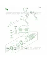 Gear Change DrumShift Forks per Kawasaki Concours 2002