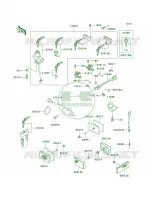 Ignition SwitchLocksReflectors per Kawasaki Concours 2002