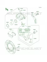 Rear BrakeZG1000 A19 per Kawasaki Concours 2002