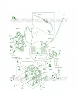 Crankcase per Kawasaki MULE 4010 TRANS4x4 2015