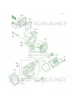 Cylinder Head per Kawasaki MULE 4010 TRANS4x4 2015