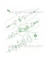 Drive Shaft Rear per Kawasaki MULE 4010 TRANS4x4 2015