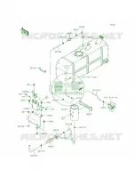 Fuel Evaporative System per Kawasaki MULE 4010 TRANS4x4 2015