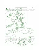 Starter Motor per Kawasaki MULE 4010 TRANS4x4 2015