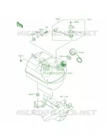 Fuel Tank per Kawasaki MULE 610 4x4 XC CAMO 2015