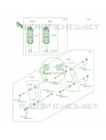 Shock Absorbers per Kawasaki MULE 4000 2015