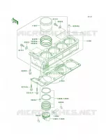 CylinderPistons per Kawasaki Concours 2001