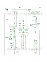 Front Fork per Kawasaki Concours 2001