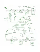 Ignition SwitchLocksReflectors per Kawasaki Concours 2001