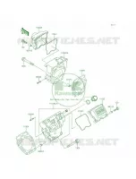 Cylinder Head per Kawasaki Mule 4010 4x4 2014