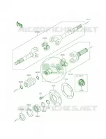 Drive Shaft Rear per Kawasaki Mule 4010 4x4 2014
