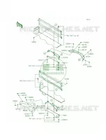 Rear Fenders per Kawasaki Mule 4010 4x4 2014