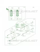 Shock Absorbers per Kawasaki Mule 4010 4x4 2014