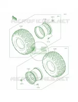 WheelsTires per Kawasaki Mule 4010 4x4 2014