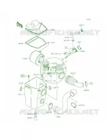 Air Cleaner per Kawasaki Mule 610 4x4 XC Realtree APG HD 2013