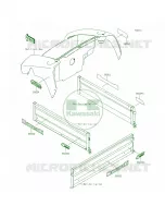 DecalsECF EFF per Kawasaki Mule 610 4x4 XC Realtree APG HD 2013