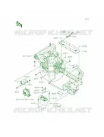 Engine Mount per Kawasaki Mule 610 4x4 XC Realtree APG HD 2013
