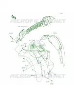 Front Fenders per Kawasaki Mule 610 4x4 XC Realtree APG HD 2013