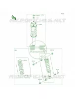Shock Absorbers per Kawasaki Mule 610 4x4 XC Realtree APG HD 2013