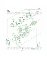 Starter Motor per Kawasaki Mule 610 4x4 XC Realtree APG HD 2013