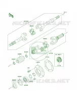 Drive Shaft Rear per Kawasaki Mule 4010 Trans4x4 Realtree APG HD 2013