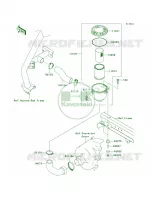Air Cleaner Belt ConverterRBFRBFA per Kawasaki Mule 4010 Trans4x4 2011
