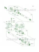 Drive Shaft Propeller per Kawasaki Mule 4010 Trans4x4 2011
