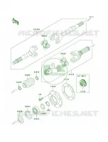 Drive Shaft Rear per Kawasaki Mule 4010 Trans4x4 2011