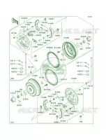 Front HubsBrakes per Kawasaki Mule 4010 Trans4x4 2011